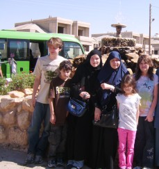 kids and I in Syria